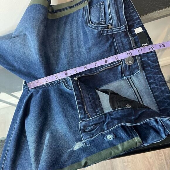 Kut from the Kloth Women's 10 Connie High Rise Ankle Skinny Jean Blue Stripe - Picture 10 of 13